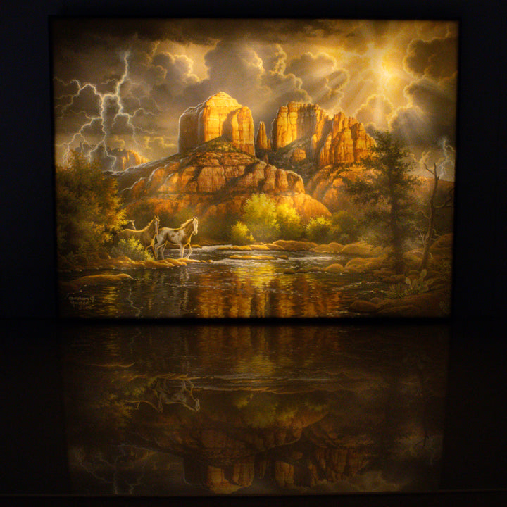 Sedona Majesty 18x24 Fully Illuminated LED Wall Art