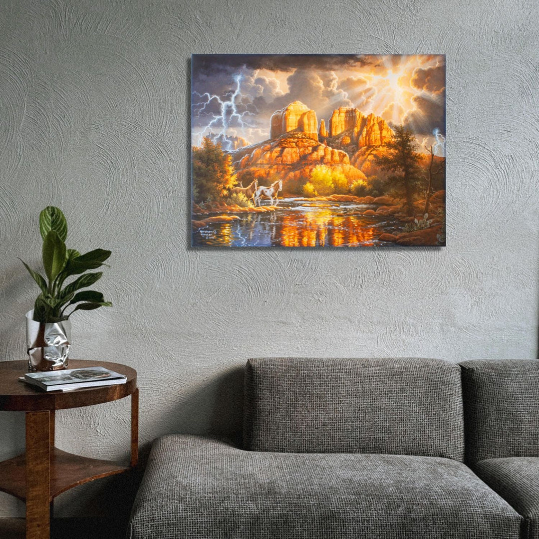 Sedona Majesty 18x24 Fully Illuminated LED Wall Art