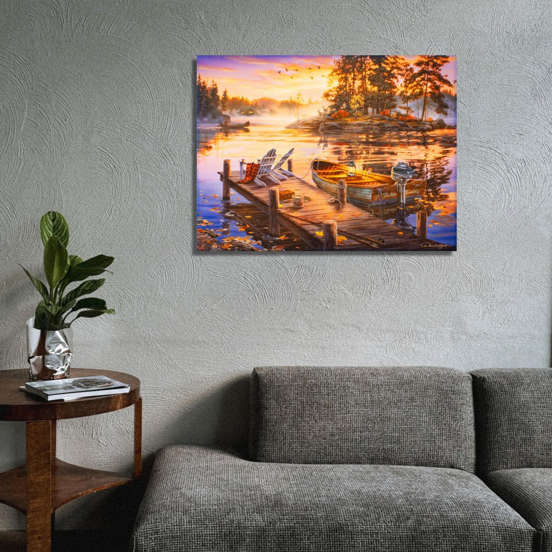 Morning Paradise 18x24 Fully Illuminated LED Wall Art