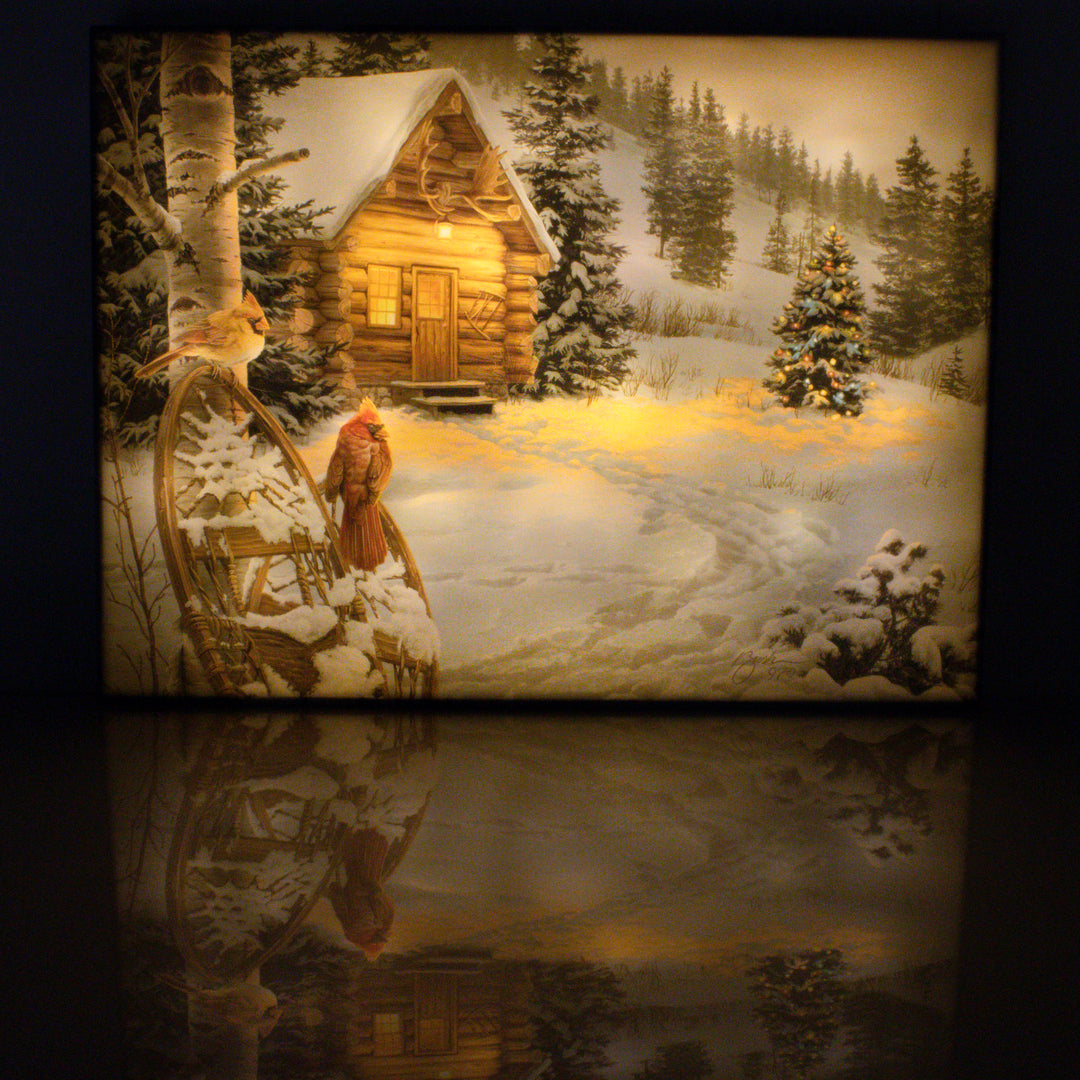 Winter Colors 18x24 Fully Illuminated LED Wall Art
