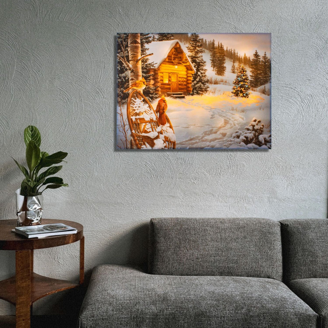 Winter Colors 18x24 Fully Illuminated LED Wall Art