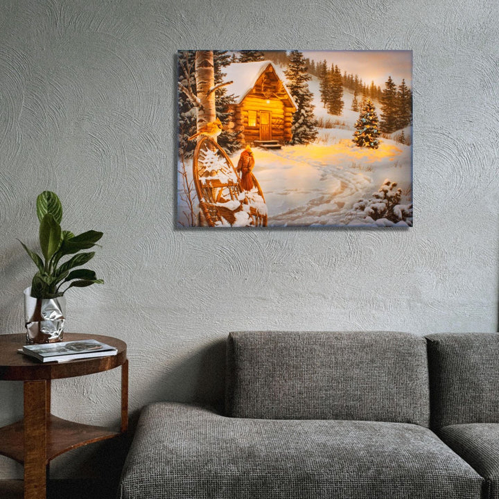 Winter Colors 18x24 Fully Illuminated LED Wall Art
