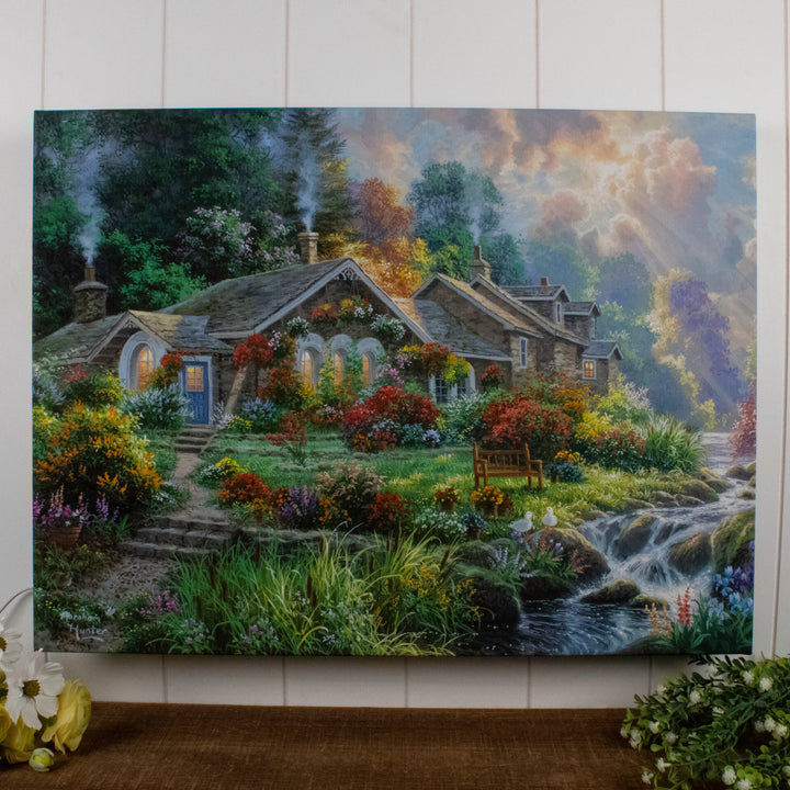 Home Sweet Home 18x24 Fully Illuminated LED Wall Art