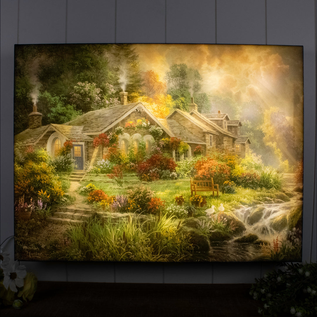 Home Sweet Home 18x24 Fully Illuminated LED Wall Art