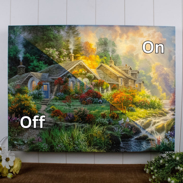 Home Sweet Home 18x24 Fully Illuminated LED Wall Art