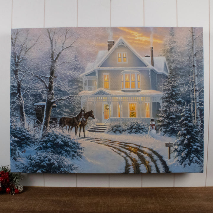Homecoming 18x24 Fully Illuminated LED Wall Art