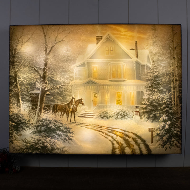 Homecoming 18x24 Fully Illuminated LED Wall Art