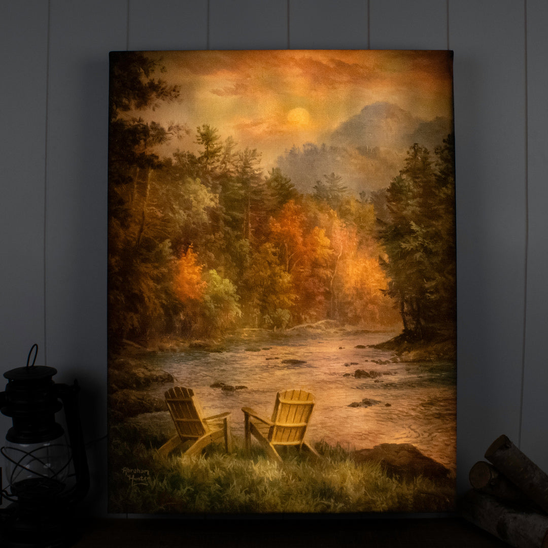Place To Rest 18x24 Fully Illuminated LED Wall Art
