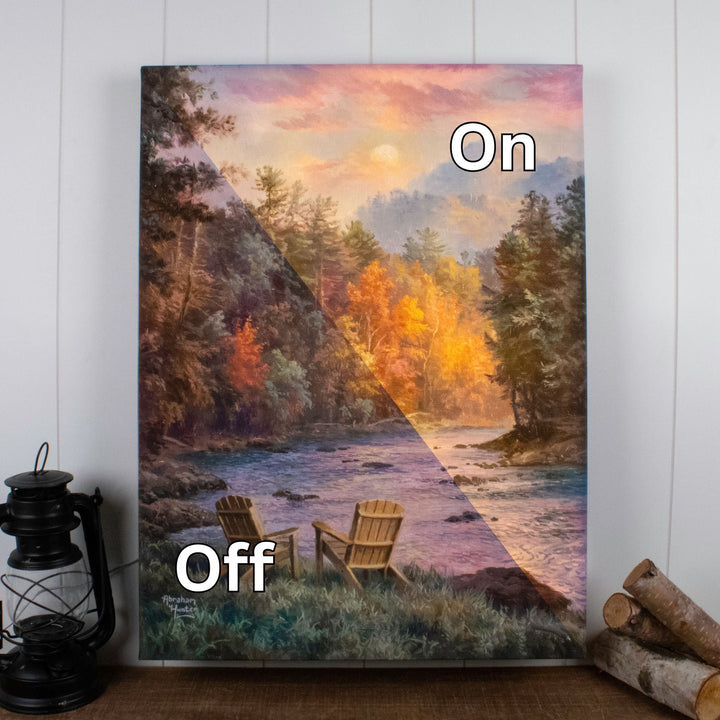 Place To Rest 18x24 Fully Illuminated LED Wall Art