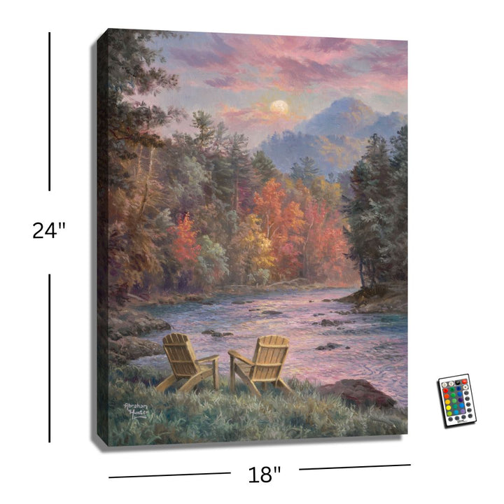 Place To Rest 18x24 Fully Illuminated LED Wall Art
