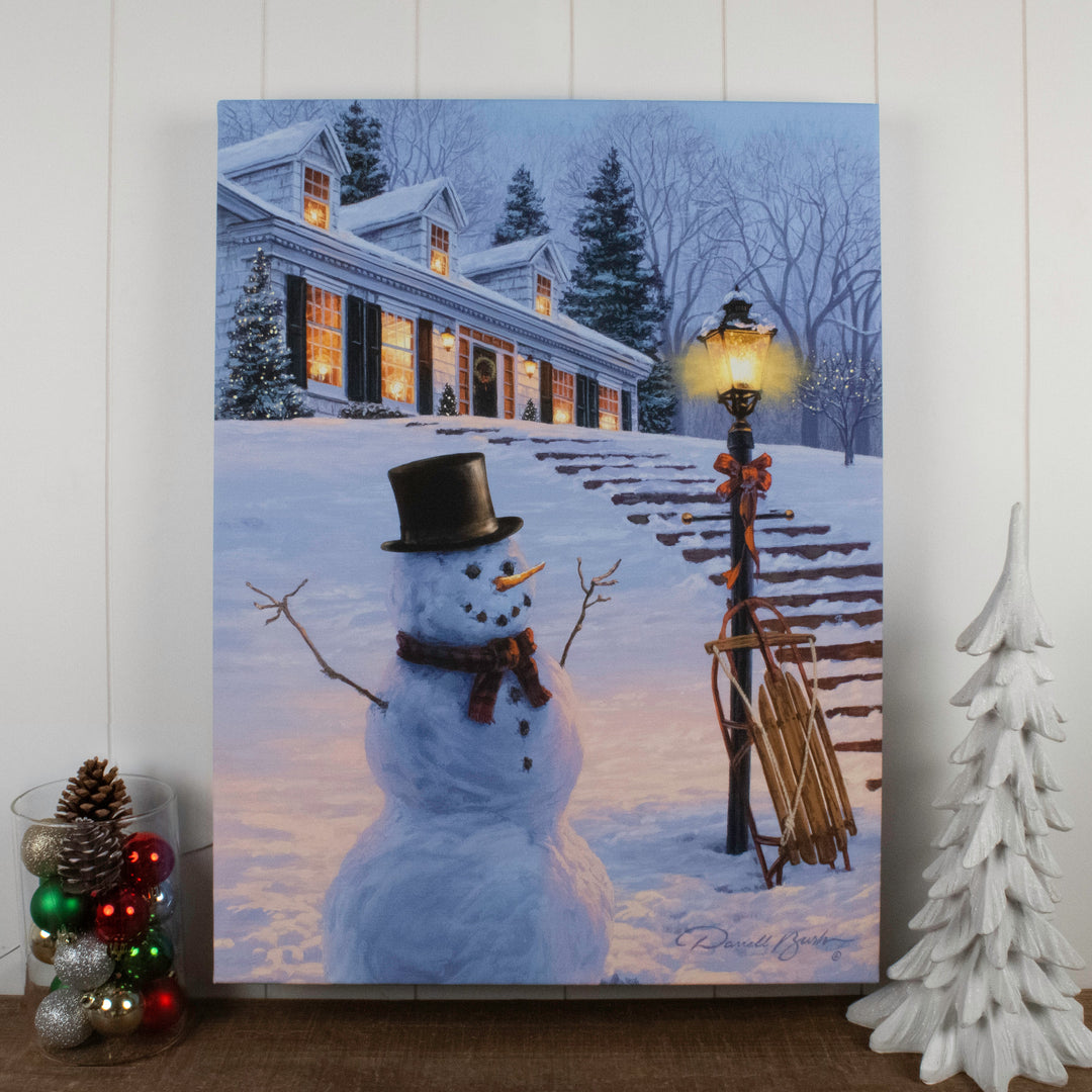 Winters Welcome 18x24 Fully Illuminated LED Wall Art