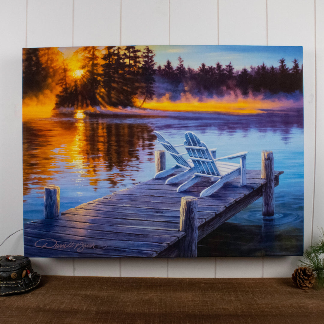 Magic Morning 18x24 Fully Illuminated LED Wall Art