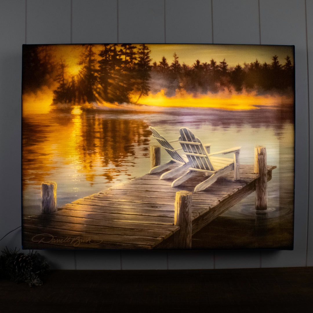 Magic Morning 18x24 Fully Illuminated LED Wall Art