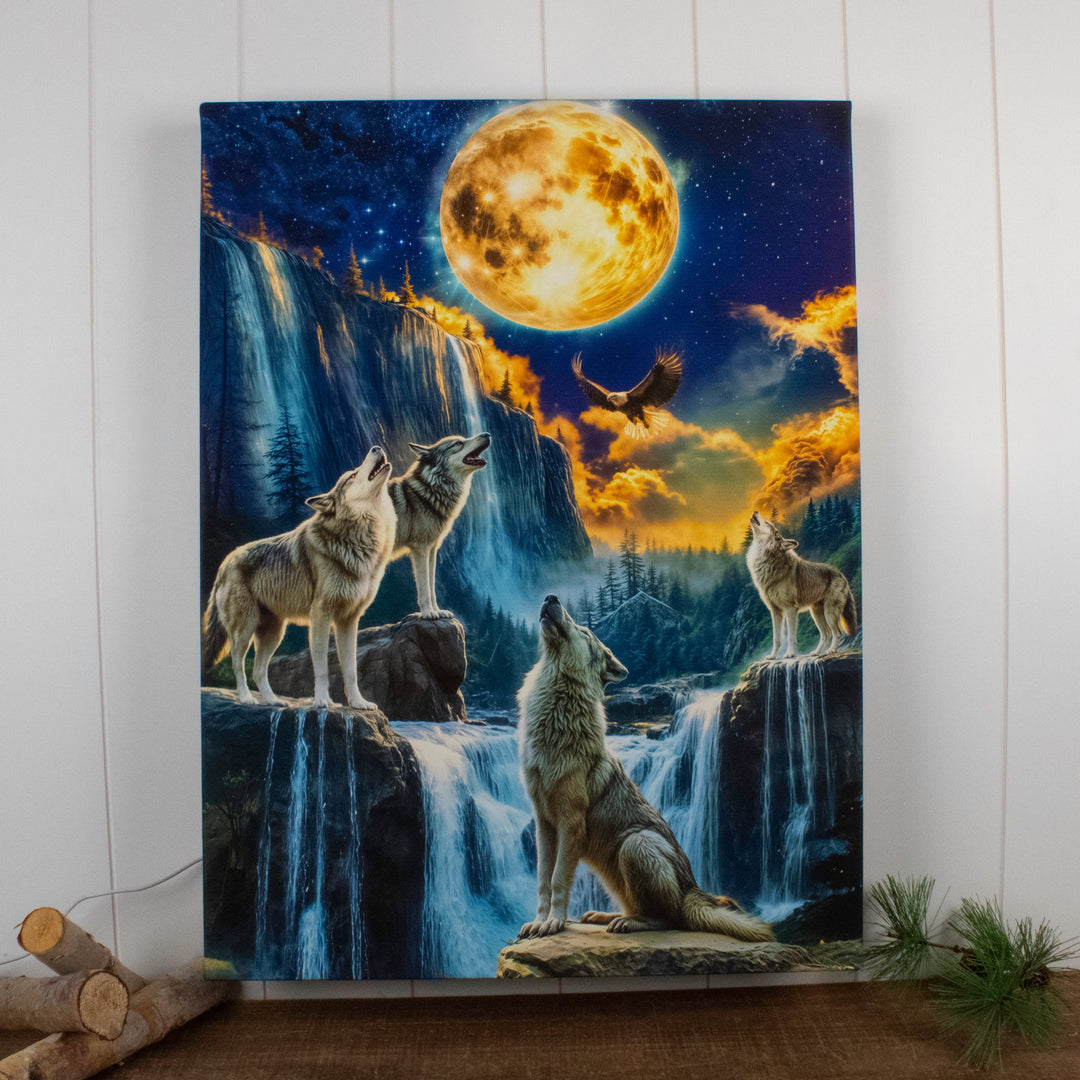 Call of the Wild 18x24 Fully Illuminated LED Wall Art