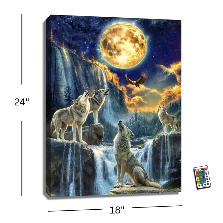 Call of the Wild 18x24 Fully Illuminated LED Wall Art