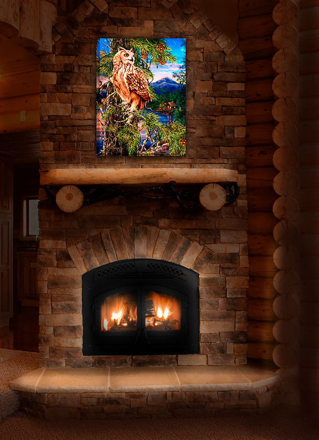 Wisdom of the Woods 18x24 Fully Illuminated LED Wall Art