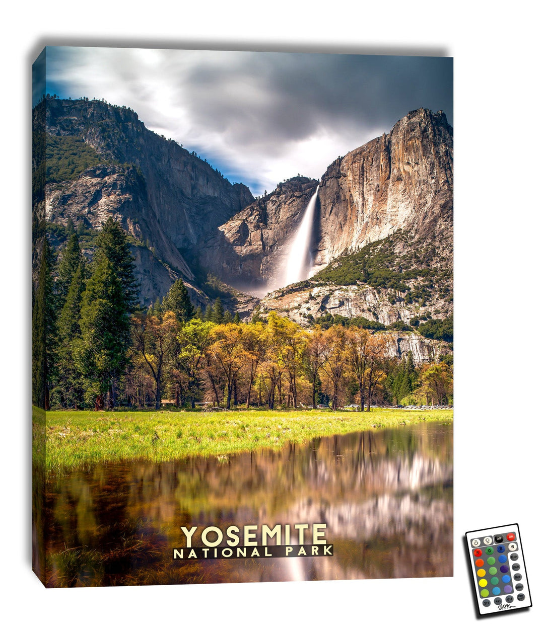 Yosemite 18x24 Fully Illuminated LED Wall Art, handcrafted Christmas gift, Grande Place, Lancaster County PA