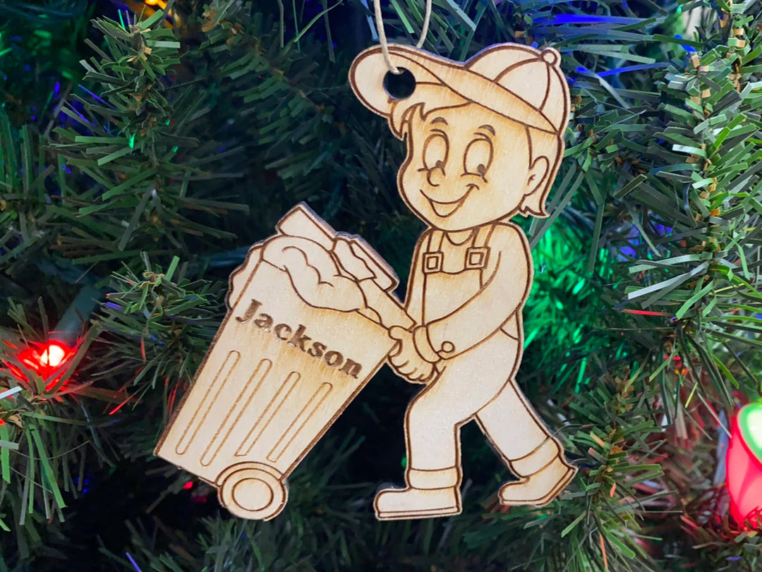 Garbage Collector Ornament – 3 Styles