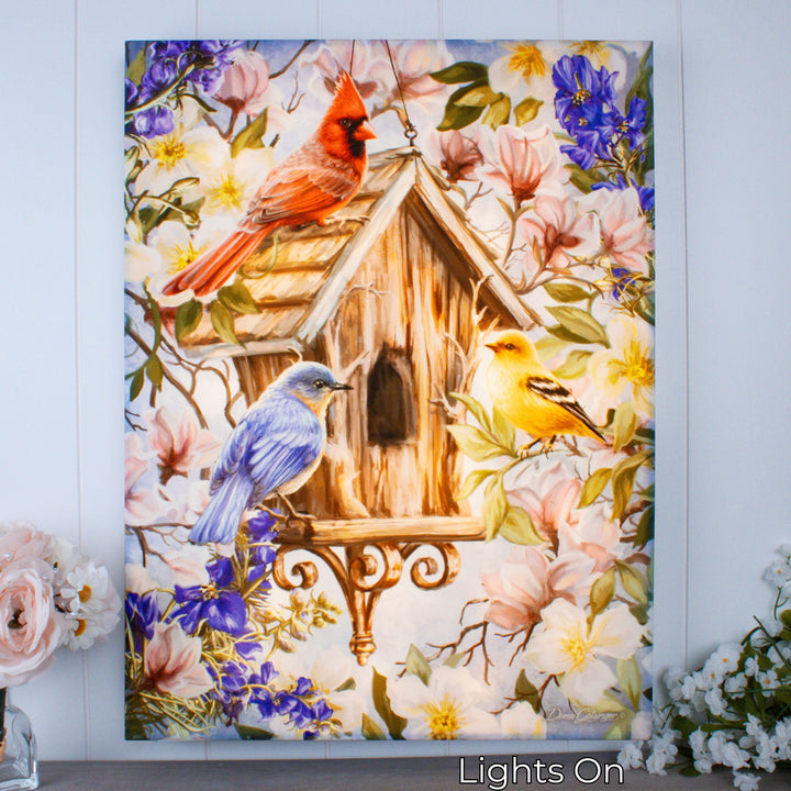 Spring Awakens 18x24 Fully Illuminated LED Wall Art