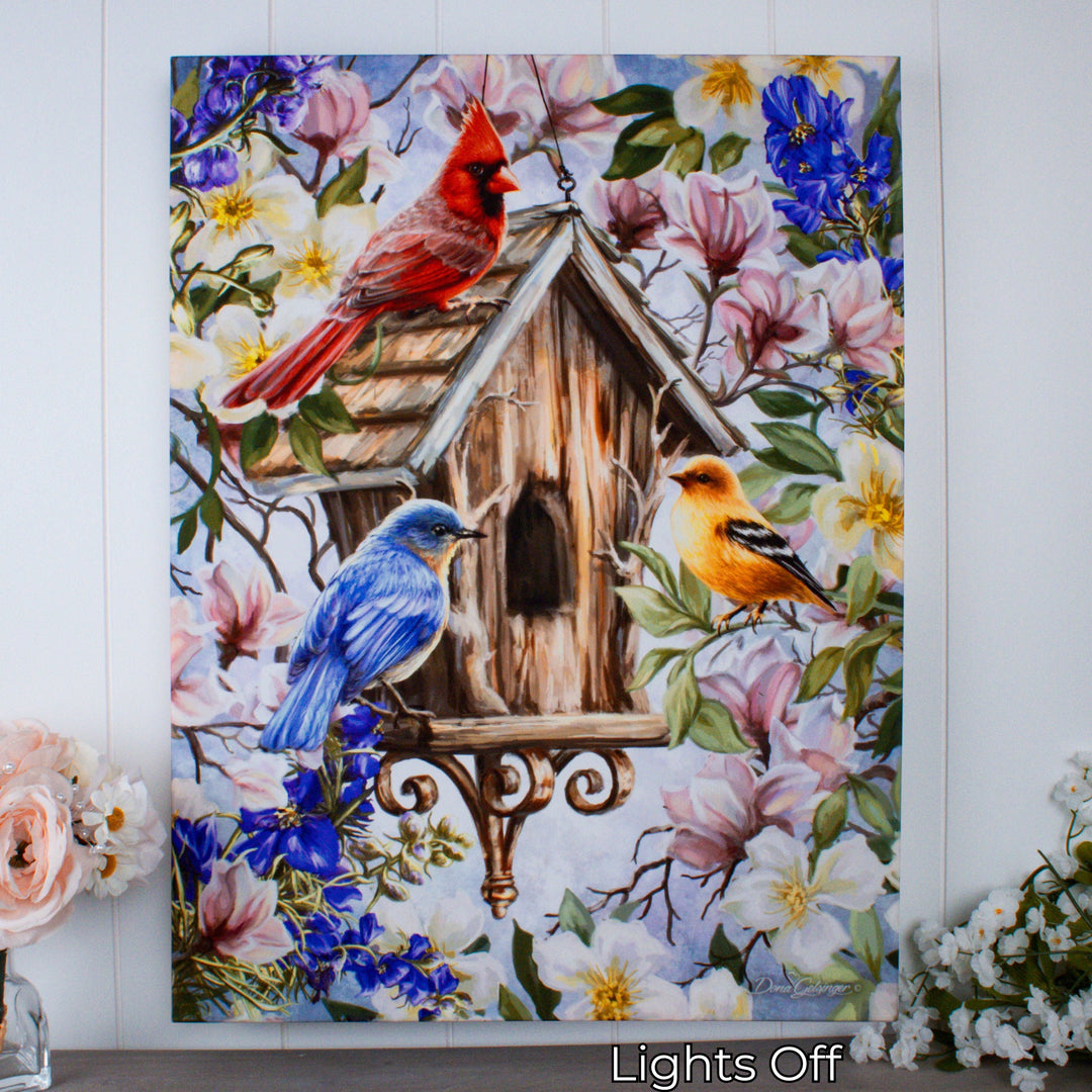 Spring Awakens 18x24 Fully Illuminated LED Wall Art