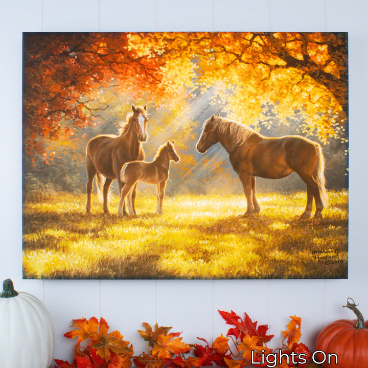 Family Moment 18x24 Fully Illuminated LED Wall Art
