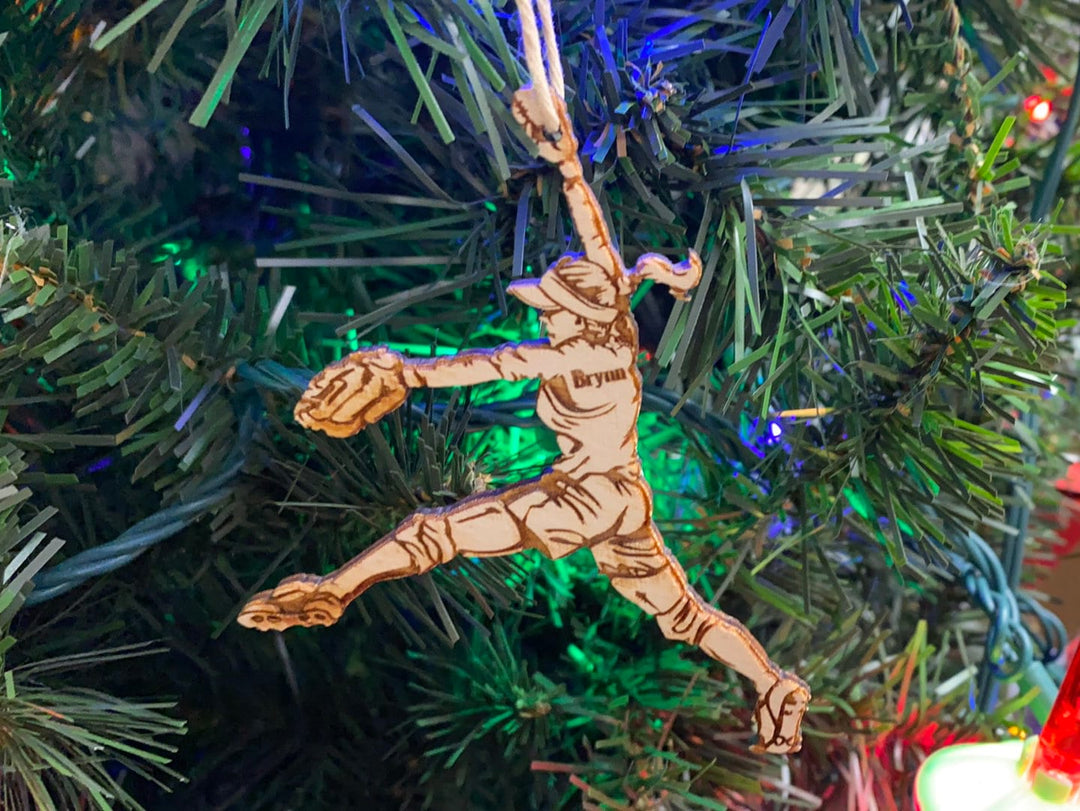 Softball Ornament – 2 Styles