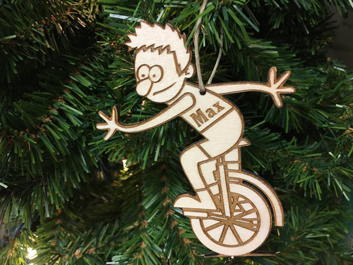 Unicycle Ornament – 2 Styles