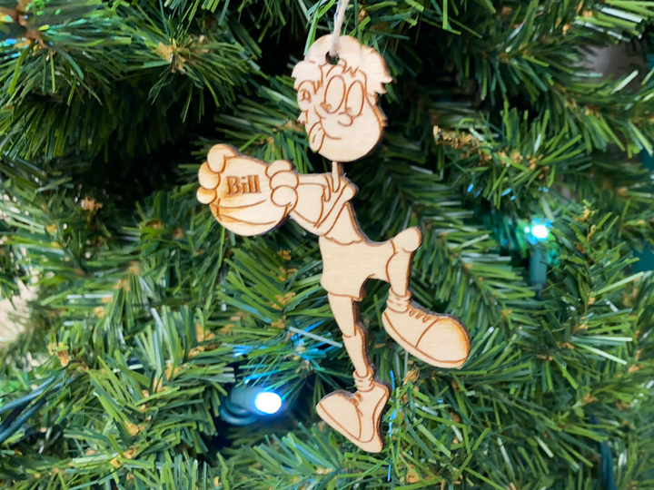 Basketball 2 personalized Christmas ornament
