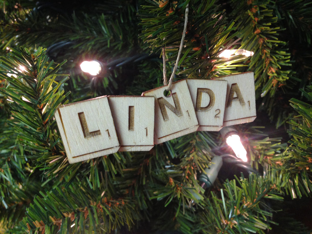 Scrabble Tiles, handcrafted Christmas gift, Grande Place, Lancaster County PA