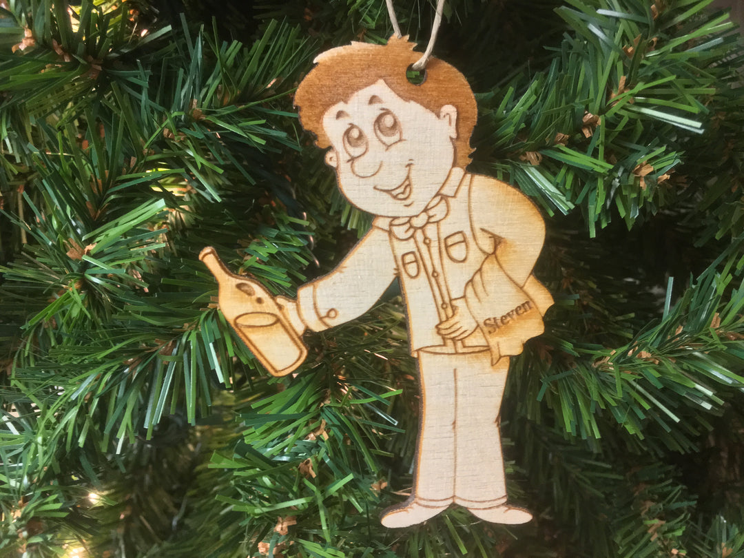 Waiter, handcrafted Christmas gift, Grande Place, Lancaster County PA