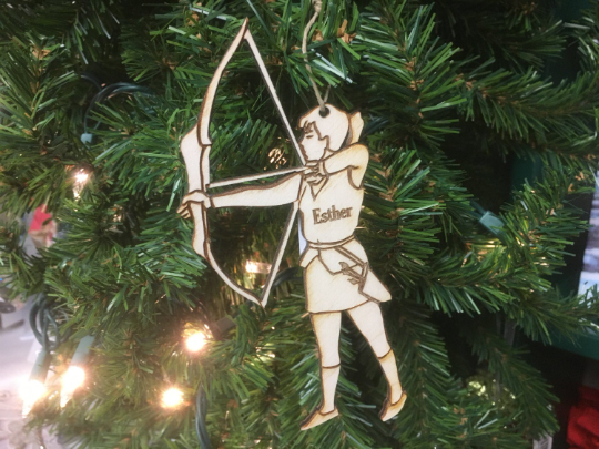 Archery 1- Female, handcrafted Christmas gift, Grande Place, Lancaster County PA
