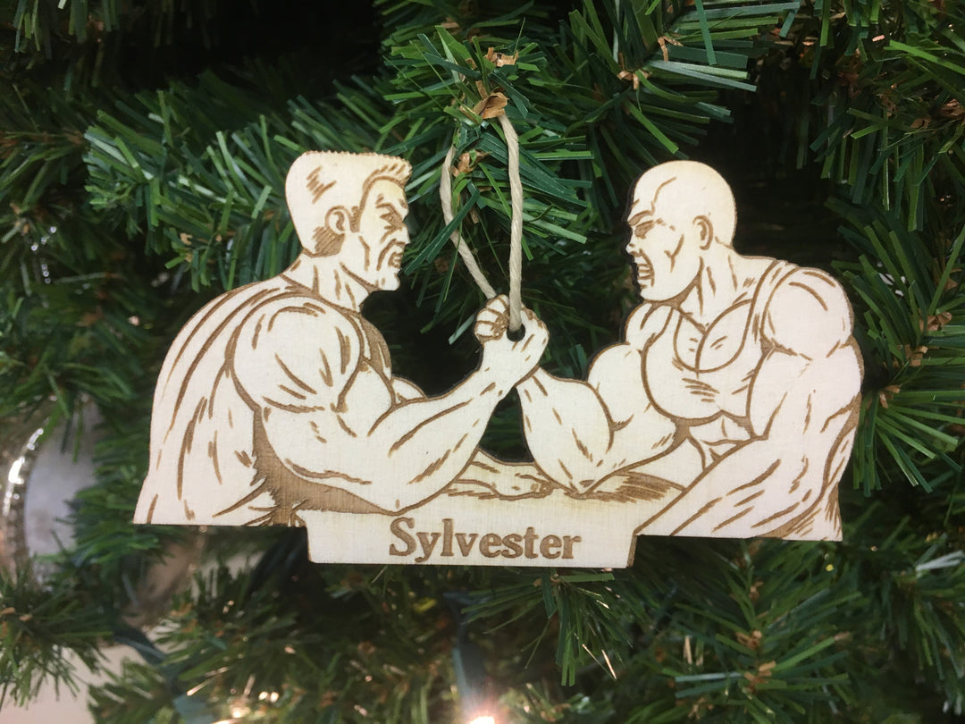 Arm Wrestling, handcrafted Christmas gift, Grande Place, Lancaster County PA