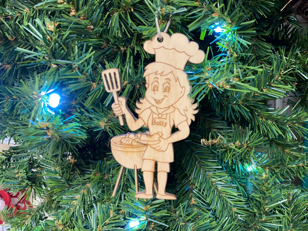 Barbecue Female, handcrafted Christmas gift, Grande Place, Lancaster County PA
