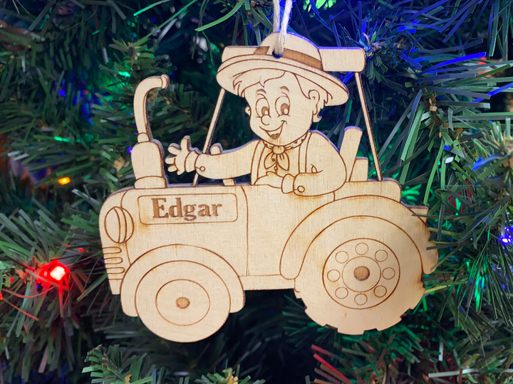 Tractor, handcrafted Christmas gift, Grande Place, Lancaster County PA