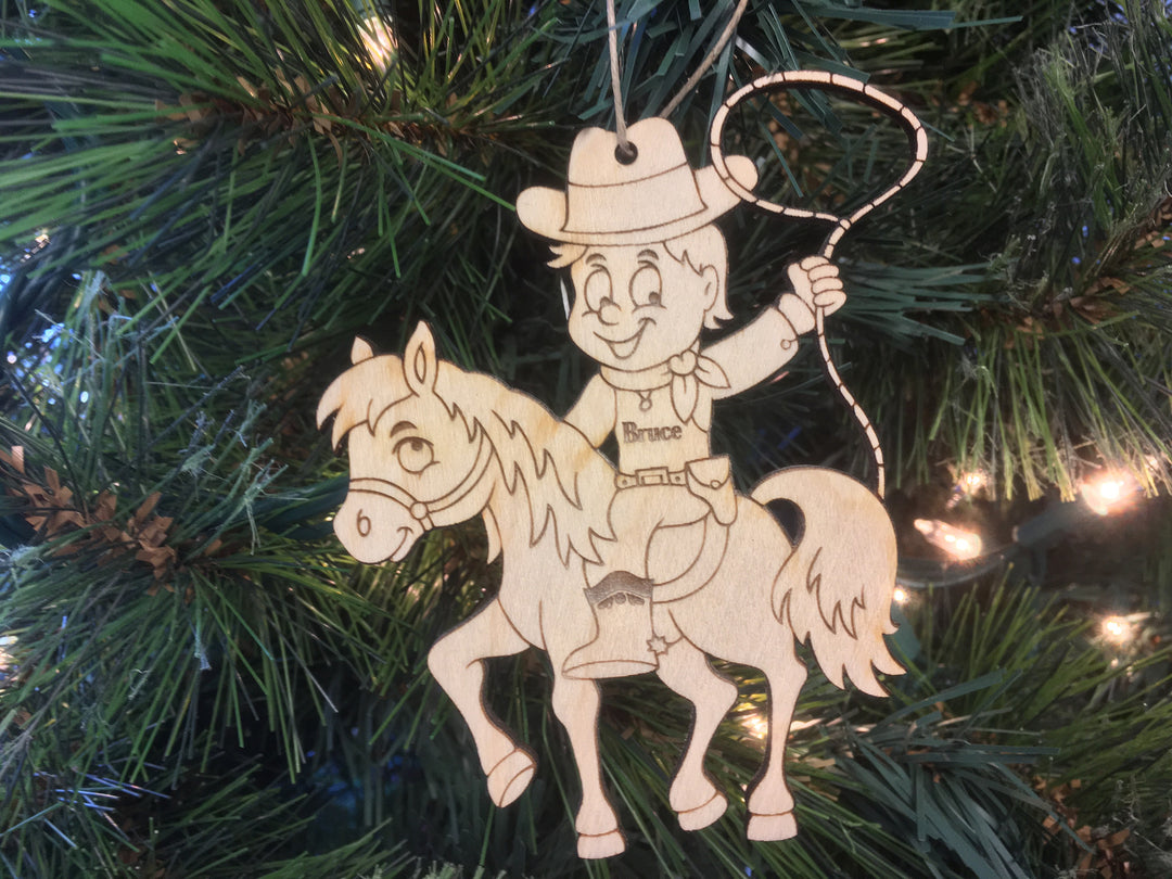 Cowboy, handcrafted Christmas gift, Grande Place, Lancaster County PA