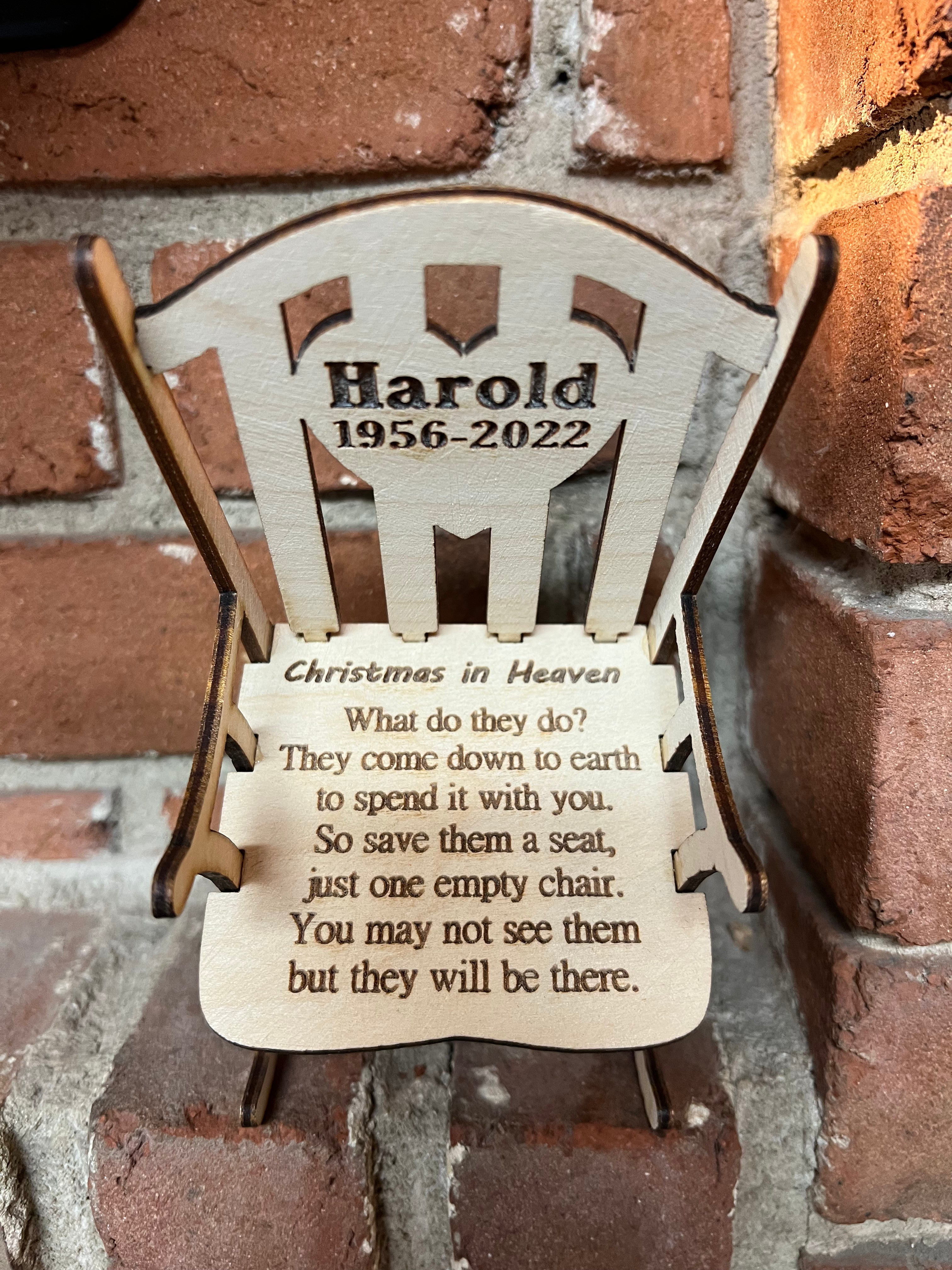 Memorial Rocking Chair