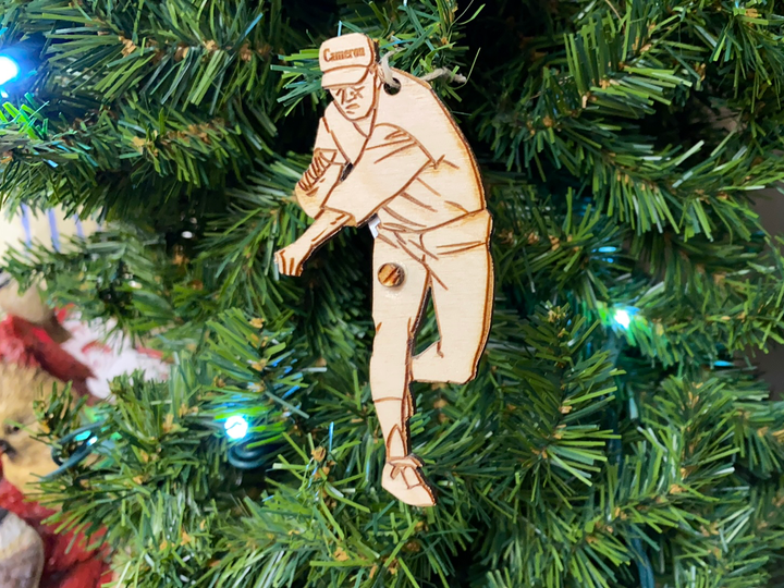 Baseball Pitcher 3, handcrafted Christmas gift, Grande Place, Lancaster County PA
