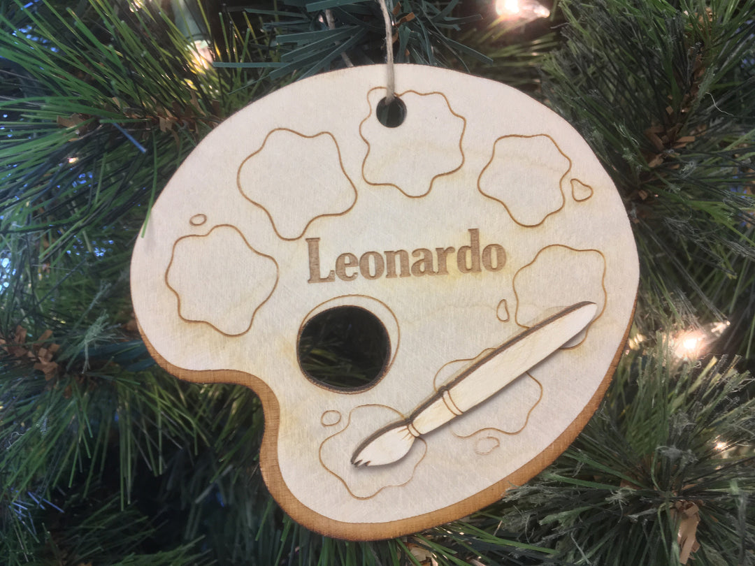 Artist Palette, handcrafted Christmas gift, Grande Place, Lancaster County PA