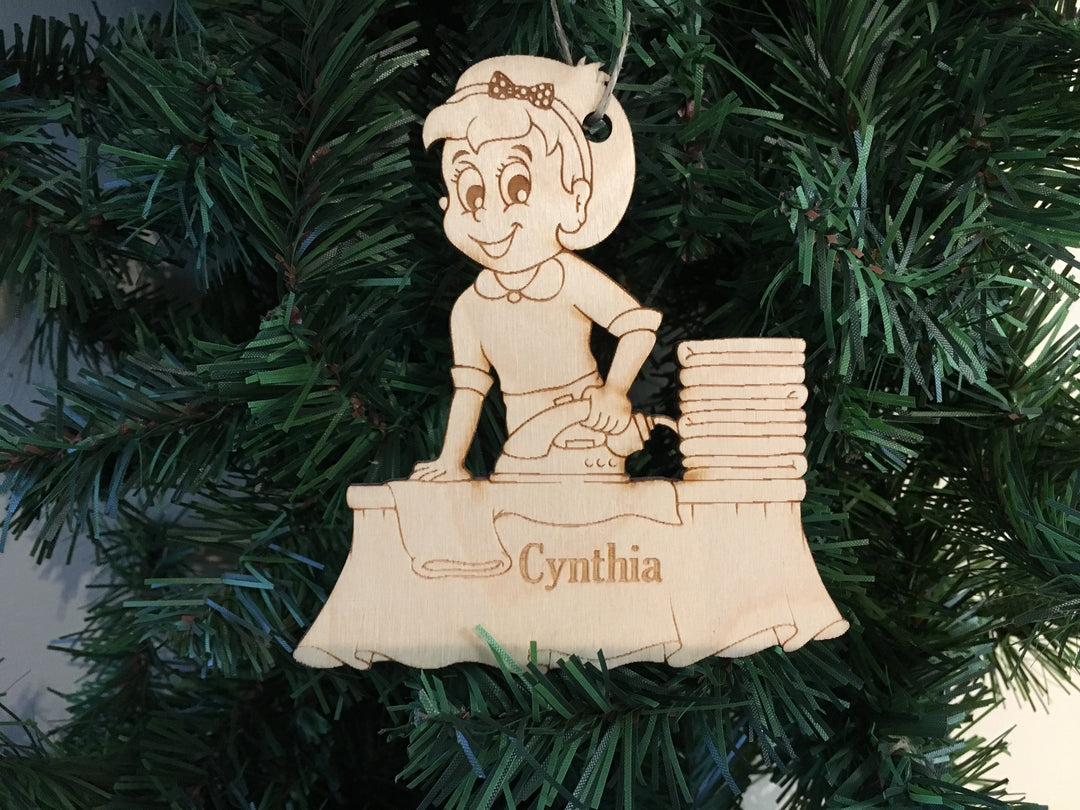 Ironing, handcrafted Christmas gift, Grande Place, Lancaster County PA