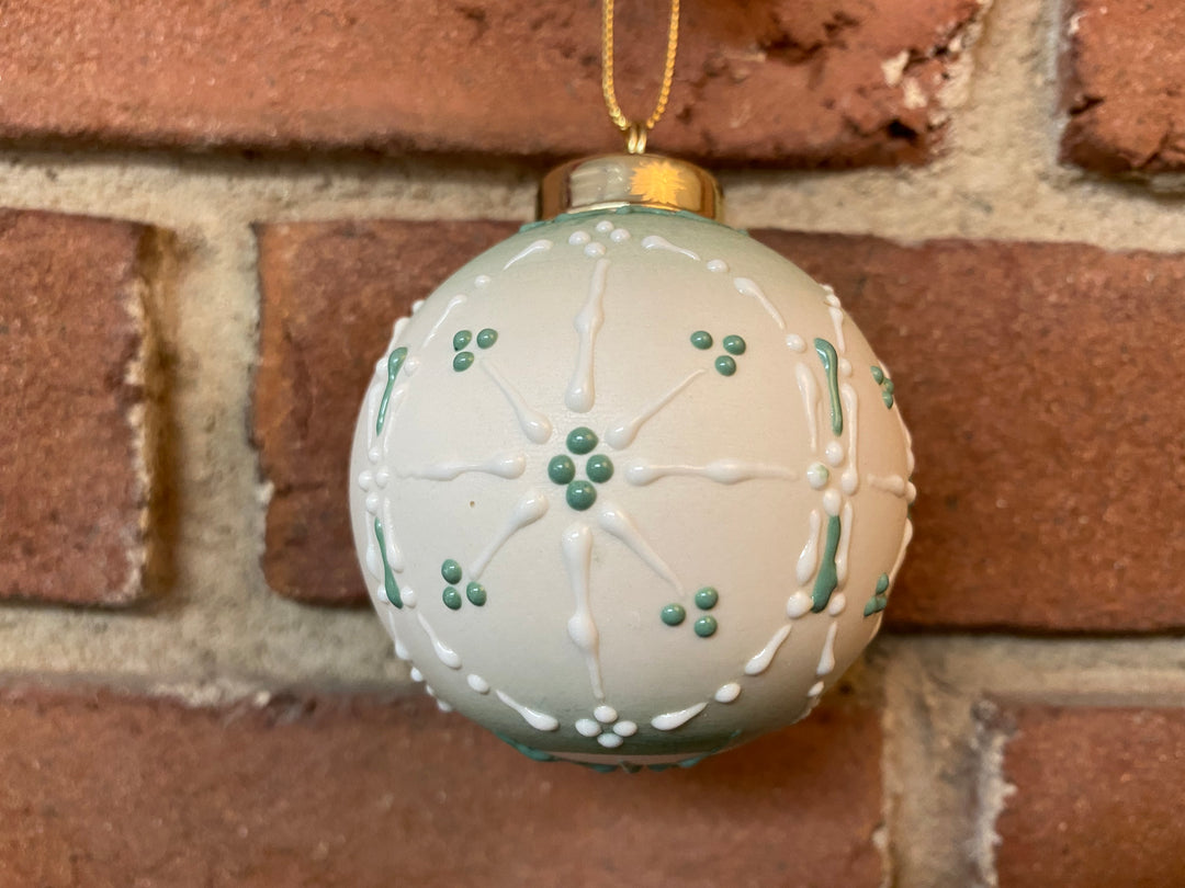 Red Poppies Porcelain Ornament