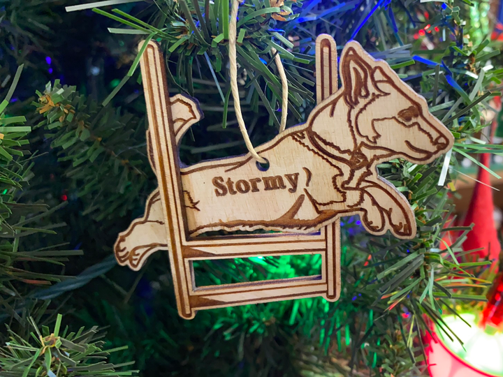 Dog Jumping - Agility, handcrafted Christmas gift, Grande Place, Lancaster County PA