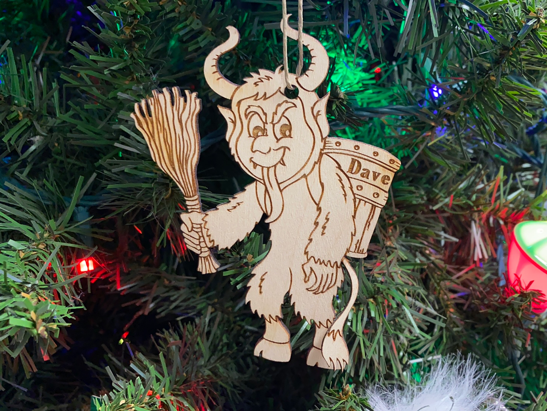 Krampus, handcrafted Christmas gift, Grande Place, Lancaster County PA