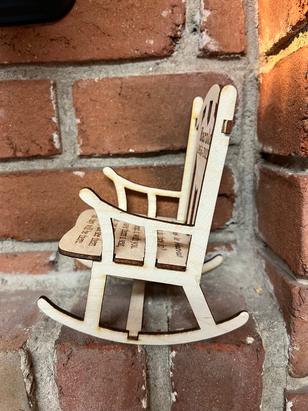 Memorial Rocking Chair