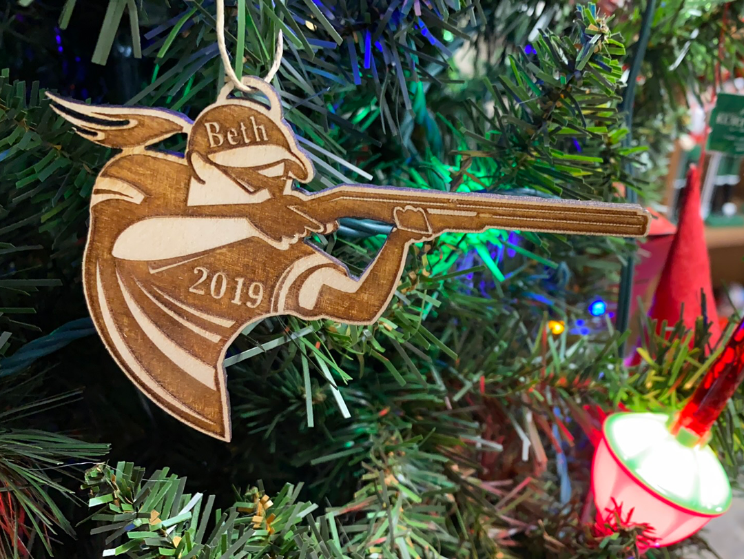 Trap/Skeet Shooting 2 - Female, handcrafted Christmas gift, Grande Place, Lancaster County PA