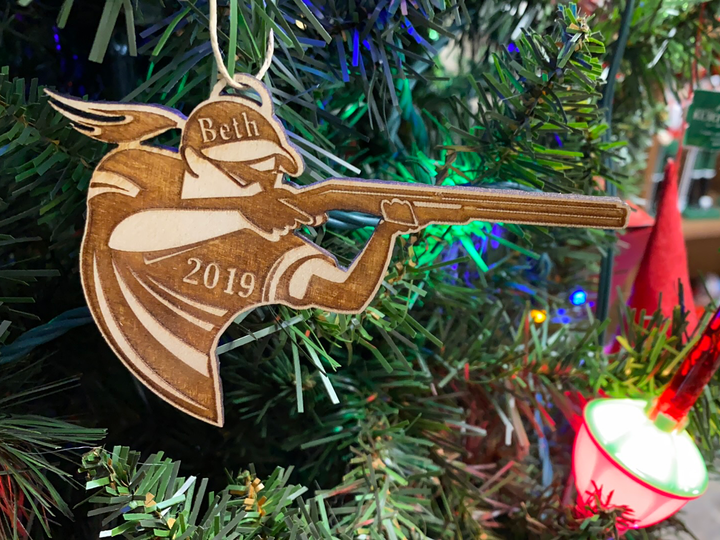 Trap/Skeet Shooting 2 - Female, handcrafted Christmas gift, Grande Place, Lancaster County PA