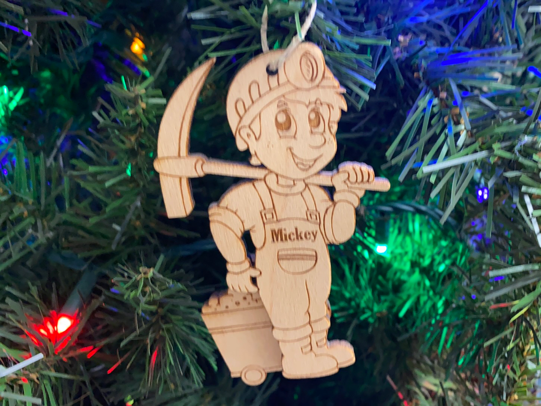 Coal Miner, handcrafted Christmas gift, Grande Place, Lancaster County PA