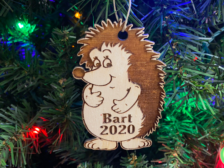 Hedgehog 2, handcrafted Christmas gift, Grande Place, Lancaster County PA