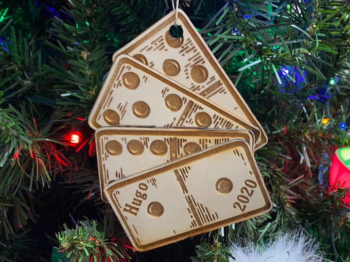 Dominoes, handcrafted Christmas gift, Grande Place, Lancaster County PA