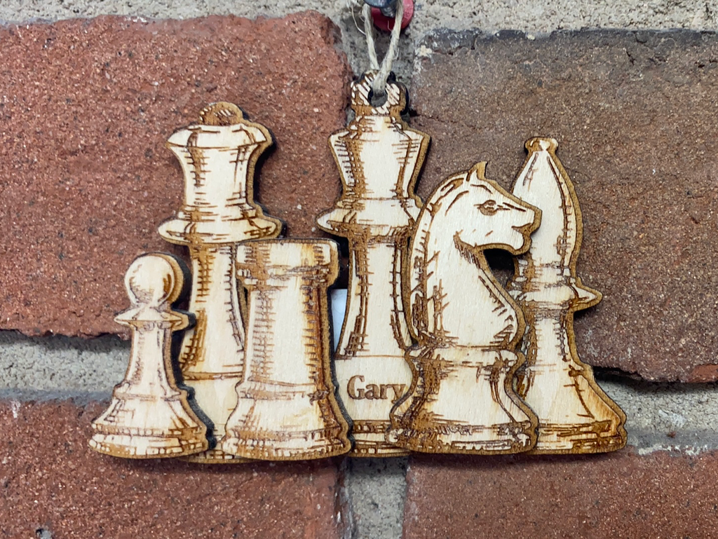 King Chess Piece Custom Engraved 