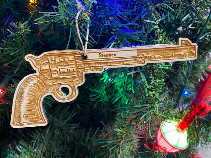 Revolver - Pistol, handcrafted Christmas gift, Grande Place, Lancaster County PA